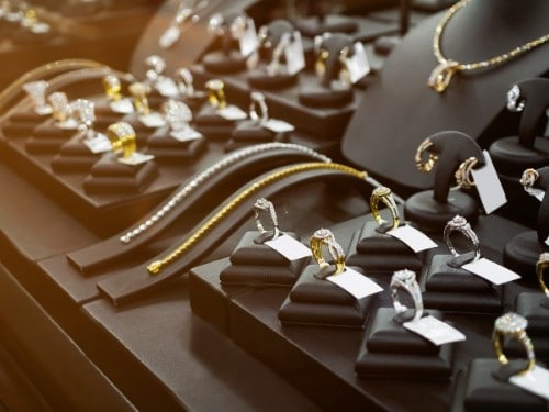jewelry display shelf
