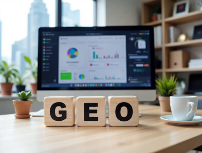 Generative Engine Optimization GEO strategy for AI search visibility, content ranking and brand discovery across answer engines, search results and organic reach for marketing and publishing